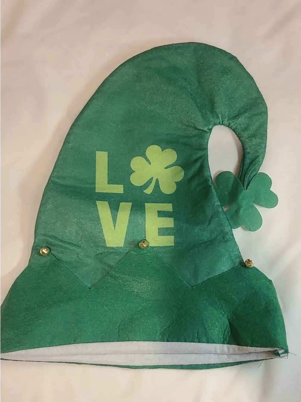 St. Patrick's Day Green 24 Felt Party Hats - Shamrock Elf Cap Pack